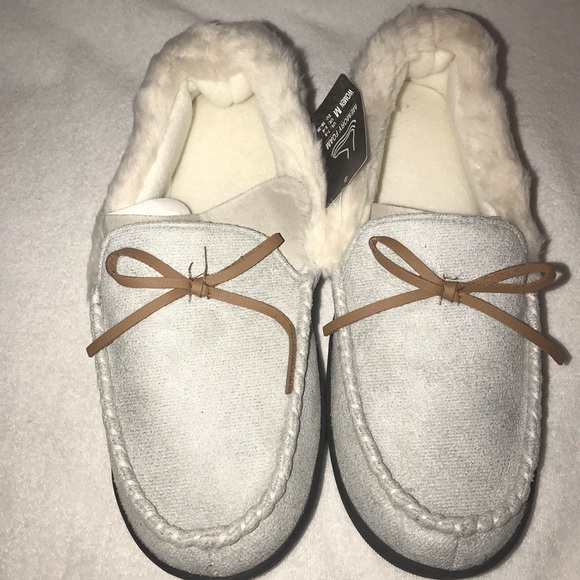 Shoes - Memory Foam Moccasin Style Slippers